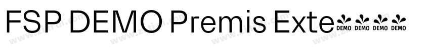 FSP DEMO Premis Exte字体转换